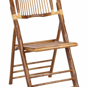 Bamboo Folding Chair - Steel Skeleton